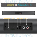 TV Car Sound Bar Wired and Wireless Bluetooth-compatible Home Surround SoundBar for PC Theater TV Computer Speaker