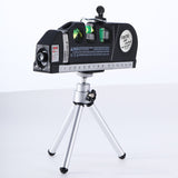 Laser Level Multifunction 4 In 1 Household Level Ruler Measuring Laser Ruler with Rotate Tripod Ertical Horizontal Level Tools