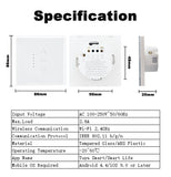 Wifi Smart Dimmer Light Switch LED Brightness Adjustment Control Wall Touch Switch Tuya Smart Life Voice for Alexa Google Siri