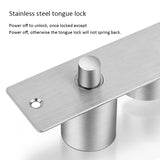 DC 12V Mini Electric Bolt Lock Fail Safe Stainless Steel Solenoid Electric Door Lock 5 Wires Feedback Lock Easy to Install