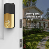 Wifi Fingerprint Smart Door Lock Biometric Keyless Entry Front Lock Remote Control Keypad Electronic Deadbolt Lock Home