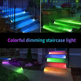 LED Solar Step Lights Outdoor Stair Lights Triangle Solar Deck Lamp Waterproof IP67 Super Bright Decoration Lights Yard Patio