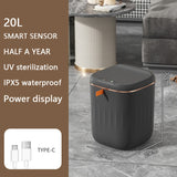 Hot Selling Kitchen Storage Box Trash Can Induction Small Car Box Automatic Smart Dustbin Smart Trash Bin