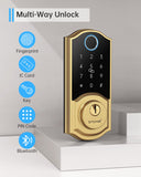 Electronic Smart Lock With Biometric Fingerprint /APP Remotely /IC Card /Password Keypad Unlock Door Latch Deadbolt Locks