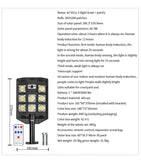 15000LM Solar Street Light Motion Sensor LED Solar Flood Lights Dusk to Dawn Outdoor IP66 Waterproof LED Security Lamp For Yard