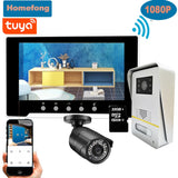Homefong 1080P Tuya Smart IP Wireless Video Door Phone Wifi Video Intercom with Camera On the House Security Protection Motion
