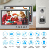 AnjielaSmart  Apartment intercom 9&#39;&#39; Monitor Video Intercom with 2 / 3 / 4 / 6 / 8 Units Video Door Phone RFID Camera Video bell