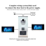Tuya Smart Home Video Intercoms Wifi Video Door Entry Doorbell with 2/3/4/6/8 Call Panel Buttons Ring Intercom in Private House