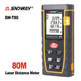 SNDWAY Laser Range Finder Laser Rangefinder Laser Distance Meter Digital Measuring Device Tool Electronic Tape Laser Trena TG MT