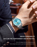 Top Brand Exclusive Design Men&#39;s Quartz Watch Stainless Steel Waterproof Luminous Date Calendar Watch for Man 2023 Trend