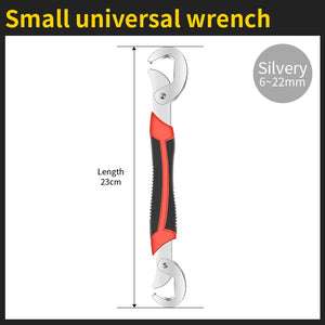 Onnfang 6-60mm Universal Wrench Multi-function Wrench Tool Home Repair Key Hand tool Adjustable Purpose Universal Pipe Wrench