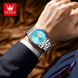 Top Brand Exclusive Design Men&#39;s Quartz Watch Stainless Steel Waterproof Luminous Date Calendar Watch for Man 2023 Trend