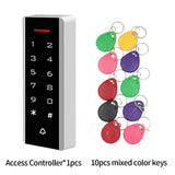 Mini 125Khz RFID Keypad Touch Access Control System WG26 Access Controller Keyboard for Home Security Sytem