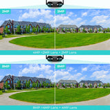 4K 8MP Dual lens Wifi IP Camera Outdoor 180° Ultra Wide View Angle Panoramic Human Detect CCTV Camera Video Surveillance