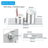 DC 12V Mini Electric Bolt Lock Fail Safe Stainless Steel Solenoid Electric Door Lock 5 Wires Feedback Lock Easy to Install