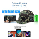Wireless Bluetooth 5.0 Speaker Hat/Cap with (Inbuilt Microphone) Wireless Smart Speaker Hat/Cap for Outdoor/Indoor Spo