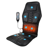 Vibrating Heating Back Waist Massager for Car Chair Office Lumbar Neck Pain Relief Vibration Cushion Shoulder Back Massage Mat