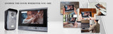 7 Inch Wireless Video Intercom in Private House Punch-Free Interphone Doorbell Video Entry Phone Intercoms for the Apartment