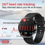 ECG+PPG Painless Non invasive Blood Glucose Smart Watch Men sangao Laser Treatment Blood Pressure Health Sports Smartwatch Men