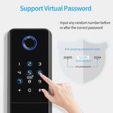 IP65 Waterproof TTLock Fingerprint Smart Door Lock Outdoor Gate Bluetooth Password 13.56MHz IC Card Deadbolt Lock+Mechanical Key