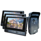 7 Inch Wireless Video Intercom in Private House Punch-Free Interphone Doorbell Video Entry Phone Intercoms for the Apartment