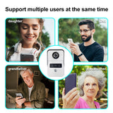 1080P Intercom in Private House Tuya Remote Unlock Intercoms for Home Video Entry Phone Door System Security Protection Doorbell