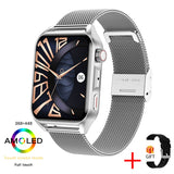 Clcey 2023 New Sports SmartWatch Men&#39;s And Womens AMOLED Screen Bluetooth Call Always Display Time HeartRate Weather SmartWatch
