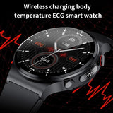 2023 ECG Smart Watch Men Laser Treatment Body Temperature Heart Rate Blood Pressure Monitor IP68 Waterproof Smartwatch For Women