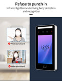 5-inch Outdoor Tuya Smart Wifi Dynamic Face Recognition Access Control 125Khz RFID Time Attendance System Wiegand Facial Reader