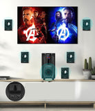 5.1 Channel Bluetooth Speaker Wooden Multimedia Home Theater Super Subwoofer Wooden Home Audio Computer Speakers Set Sound Box