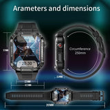 New Bluetooth call Smart Watch Men IP68 5ATM Waterproof Outdoor Sports Fitness Tracker Health Monitor Smartwatch for Android IOS