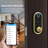 Hornbill Biometric Fingerprint Smart Door Lock Deadbolt Keyless Entry Front Door Locks Electronic Unlock For Home Office Safe