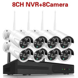 5MP Wireless Camera System 8CH Wifi NVR Kit Outdoor Waterproof IP Security Camera Set 4CH CCTV Video Surveillance Kit