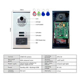 Tuya Smart Home Video Intercoms Wifi Video Door Entry Doorbell with 2/3/4/6/8 Call Panel Buttons Ring Intercom in Private House