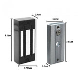 12V DC RFID Reader Keyless Door Opener Metal  Access Control Keypad 800 Users Mini  IP66 Waterproof Embedded Fingerprint Reader