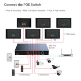 2MP 1080P 10-Inch IP Video Intercom Touch Screen Big Tuya Wireless Wifi POE Wired Doorbell for Villa Flat RFID Access Control