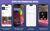 Multifunctional Wireless Charger Alarm Clock Bluetooth Speaker APP Control RGB Night Light Charging Station for Iphone Samsung