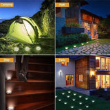 20LED Solar Power Disk Light Outdoor Garden Solar Underground Light Deck Light Spotlight Buried Solar Led Lamp Garden Decoration