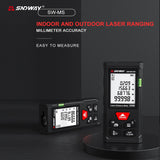 SNDWAY Laser Range Finder Laser Rangefinder Laser Distance Meter Digital Measuring Device Tool Electronic Tape Laser Trena TG MT