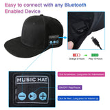 Wireless Bluetooth 5.0 Speaker Hat/Cap with (Inbuilt Microphone) Wireless Smart Speaker Hat/Cap for Outdoor/Indoor Spo