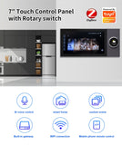 7-inch Wifi Smart Home One Click On Control Panel Multifunction Integrated Tuya Zigbee &amp; Bluetooth Gateway Electronic Panel