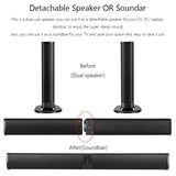 Wireless Bluetooth Speaker Home Theater Stereo Surround Multifunctional Subwoofer Support TV/Computer Foldable Split Soundbar