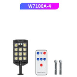 Motion Sensor Outdoor Solar Lamp Waterproof Wall LED Lamp with 3 Lighting Mode Solar Powered Lights for Garden Patio