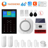 4G Wireless Burglar Alarm System PG109 Smart Home Security System Support Alexa&amp;Google Home Door Windows Motion Sensor Alarm