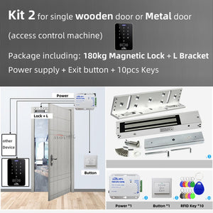 RFID Access Control System Safe Electronic Gate Opener Home Garage Digital Set Eletric Magnetic Smart Door Lock Kit Automatic