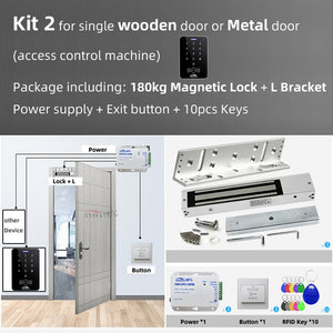 RFID Access Control System Safe Electronic Gate Opener Home Garage Digital Set Eletric Magnetic Smart Door Lock Kit Automatic