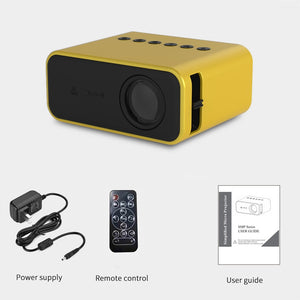 Projector MINI Home Theater Cinema 3D LED Beamer Wired Wireless Sync Smart Phone Support Full HD 1080P Video