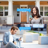 Electronic Smart Lock With Biometric Fingerprint /APP Remotely /IC Card /Password Keypad Unlock Door Latch Deadbolt Locks