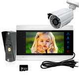 7&quot; Video Door Phone For Apartment Video Intercom For Home Security Protection Outdoor Camera Video Doorphone Home Video Doorbell