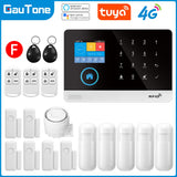 Gautone 4G Wifi Alarm System Tuya Smart 433MHz Wireless Security Home Alarm Smart Life app Control PG103